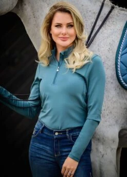 PS Of Sweden Willow Base Layer - Petrol -Equisstride Style Shop pswillowpetrolrdy