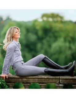 PS Of Sweden Zoe Breeches - Grey -Equisstride Style Shop pszoebreechgrey4rdy