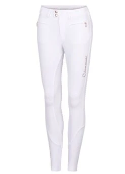 Samshield Ladies Adèle Breeches - White/Pink Gold