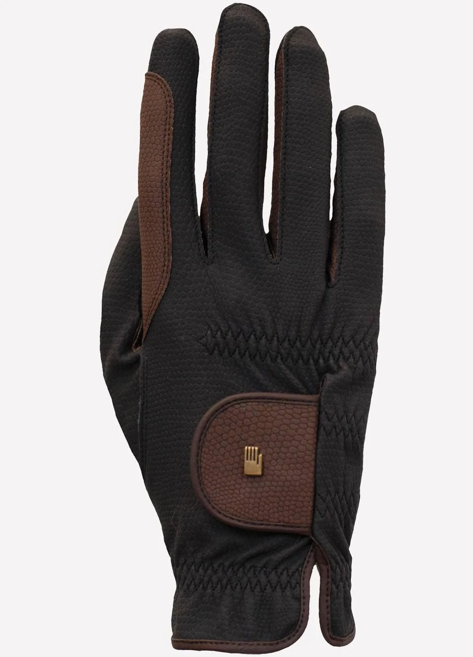Roeckl Malta Two Tone Winter Chester Gloves - Black/Brown 1 Roeckl Malta Two Tone Winter Chester Gloves - Black/Brown